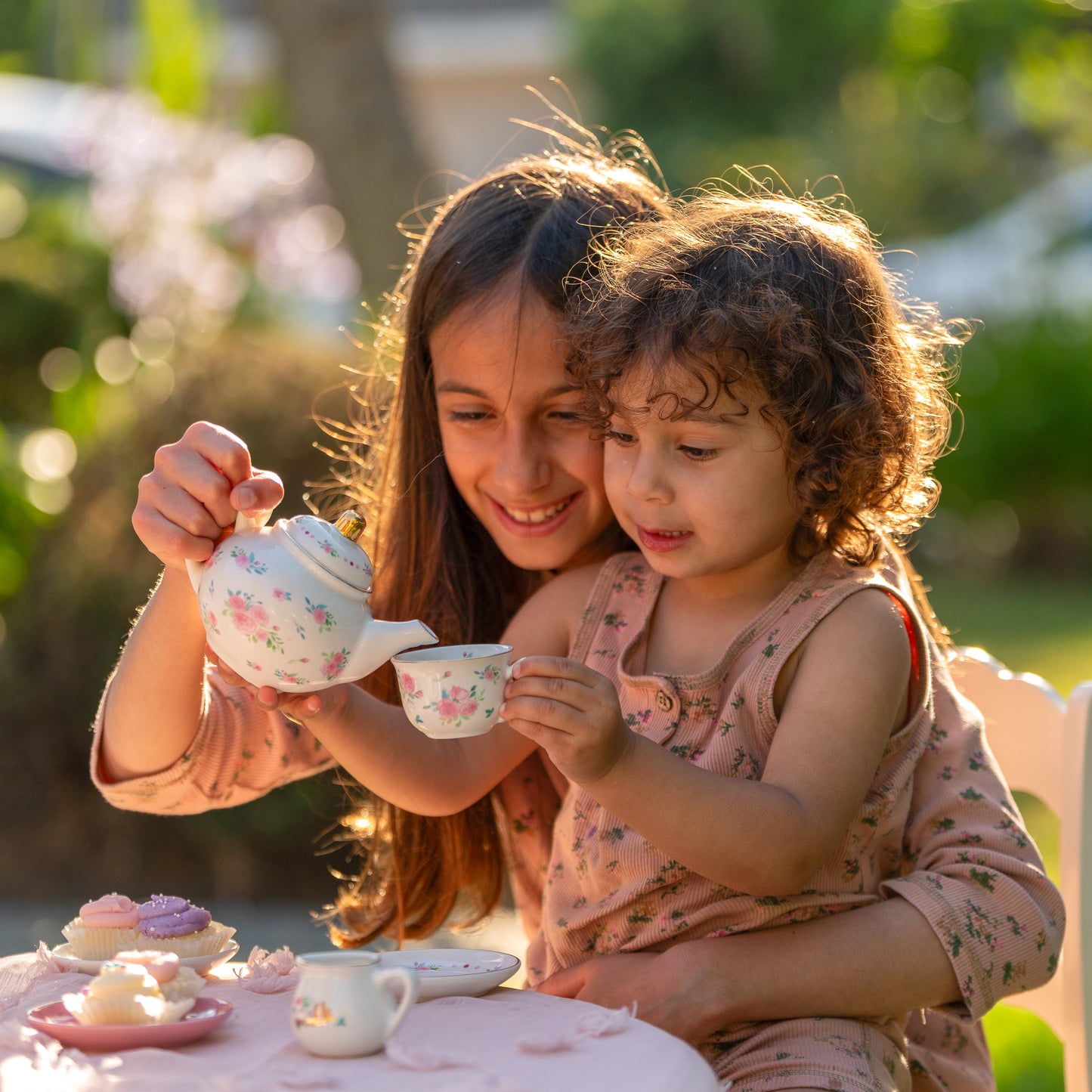 Classic Floral Porcelain Tea Party Set