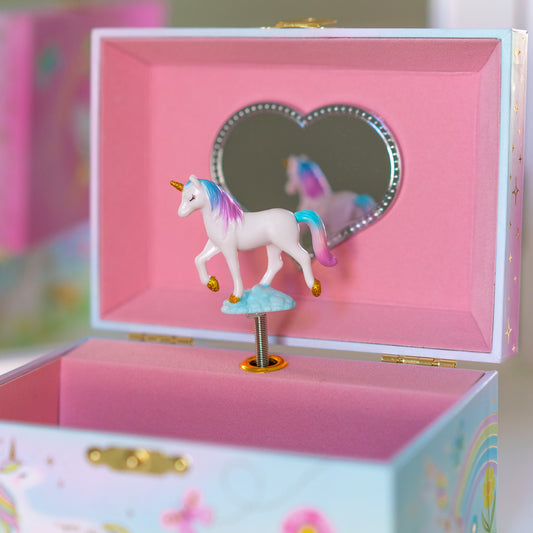 Fairytale Floral Unicorn Musical Jewelry Box