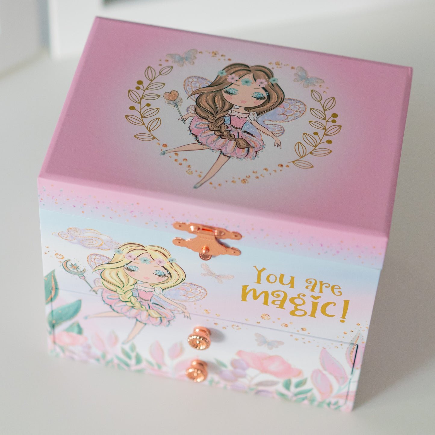 Enchanted Fairy Musical Jewelry Box with Drawers