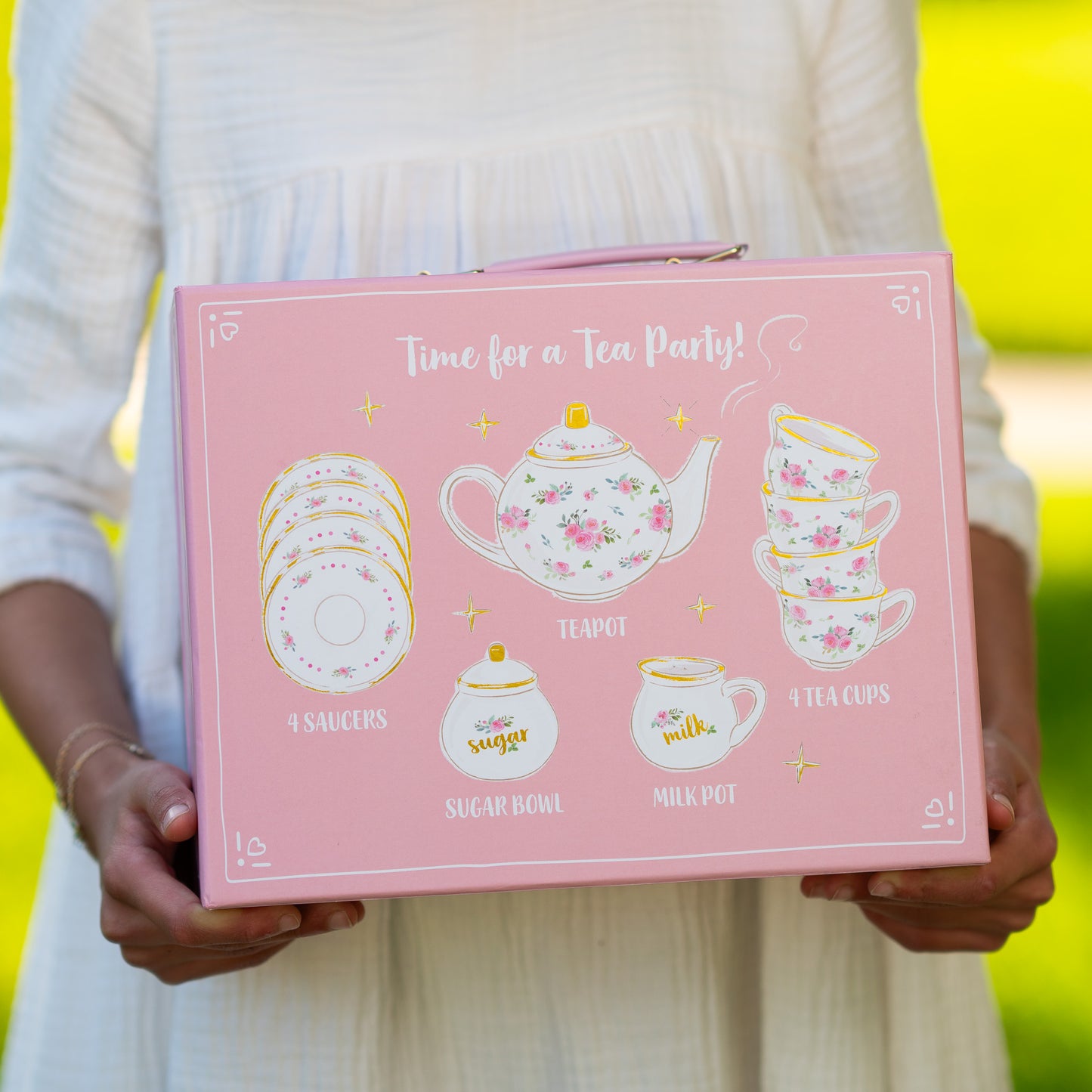 Classic Floral Porcelain Tea Party Set