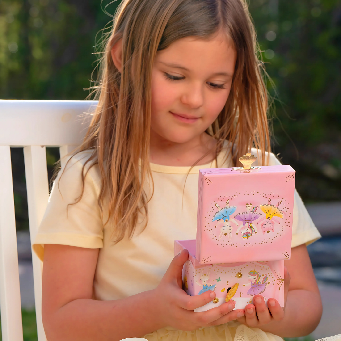 Animal Ballerina Musical Jewelry Box w/ Drawer