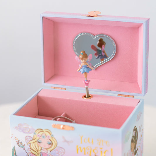 Enchanted Fairy Musical Jewelry Box with Drawers