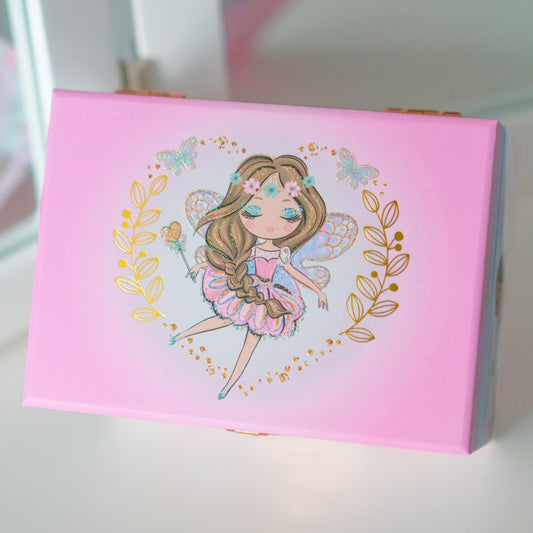Fairy Musical Jewelry Box – Dance of the Sugar Plum Fairy with Twirling Fairy