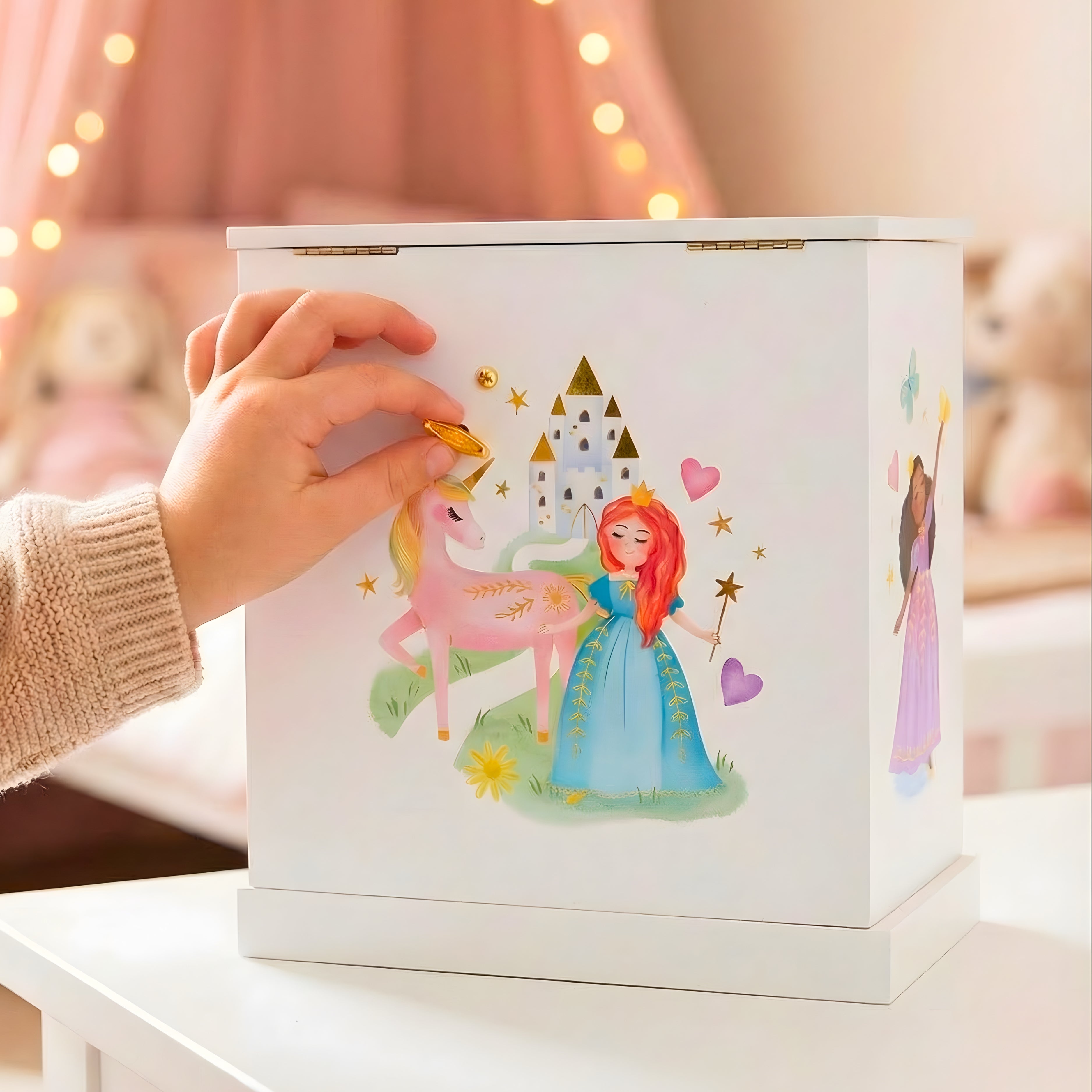 Large Princess Music Box for Girls | Giggle & Honey