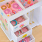 Floral Unicorn Musical Jewelry Box with Drawers