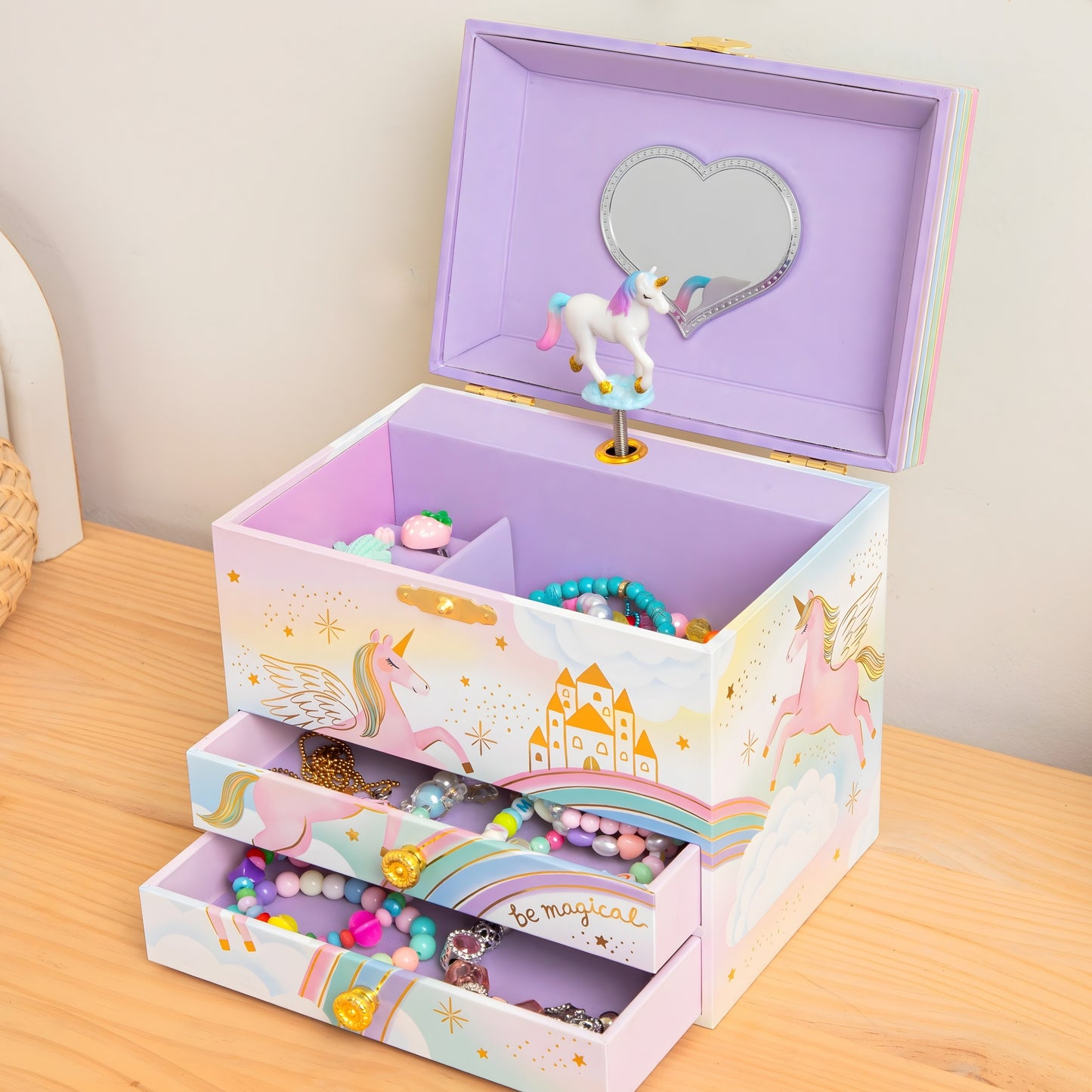 Magical Unicorn Musical Jewelry Box