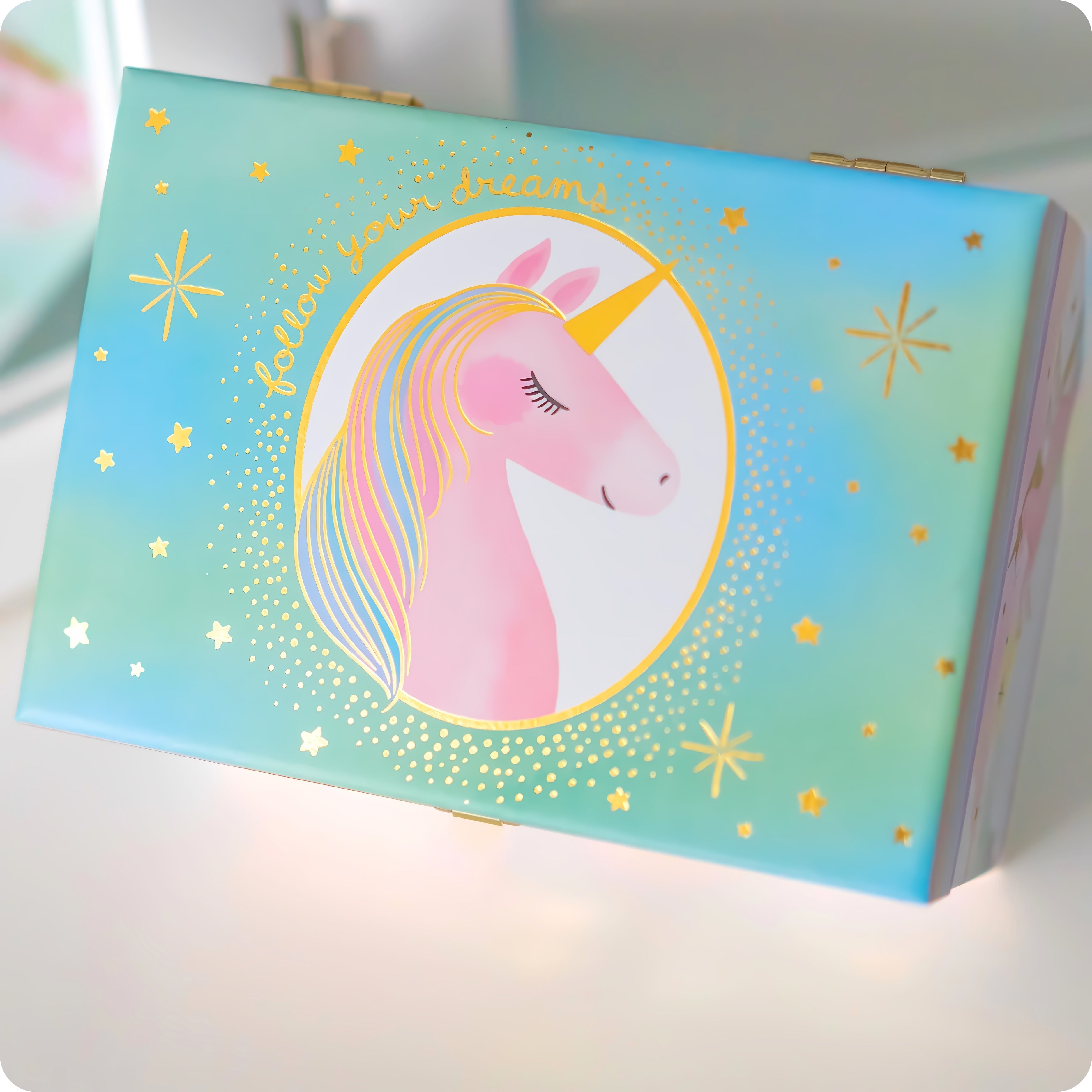 Unicorn Jewelry Box with Drawers for Girls | Giggle & Honey