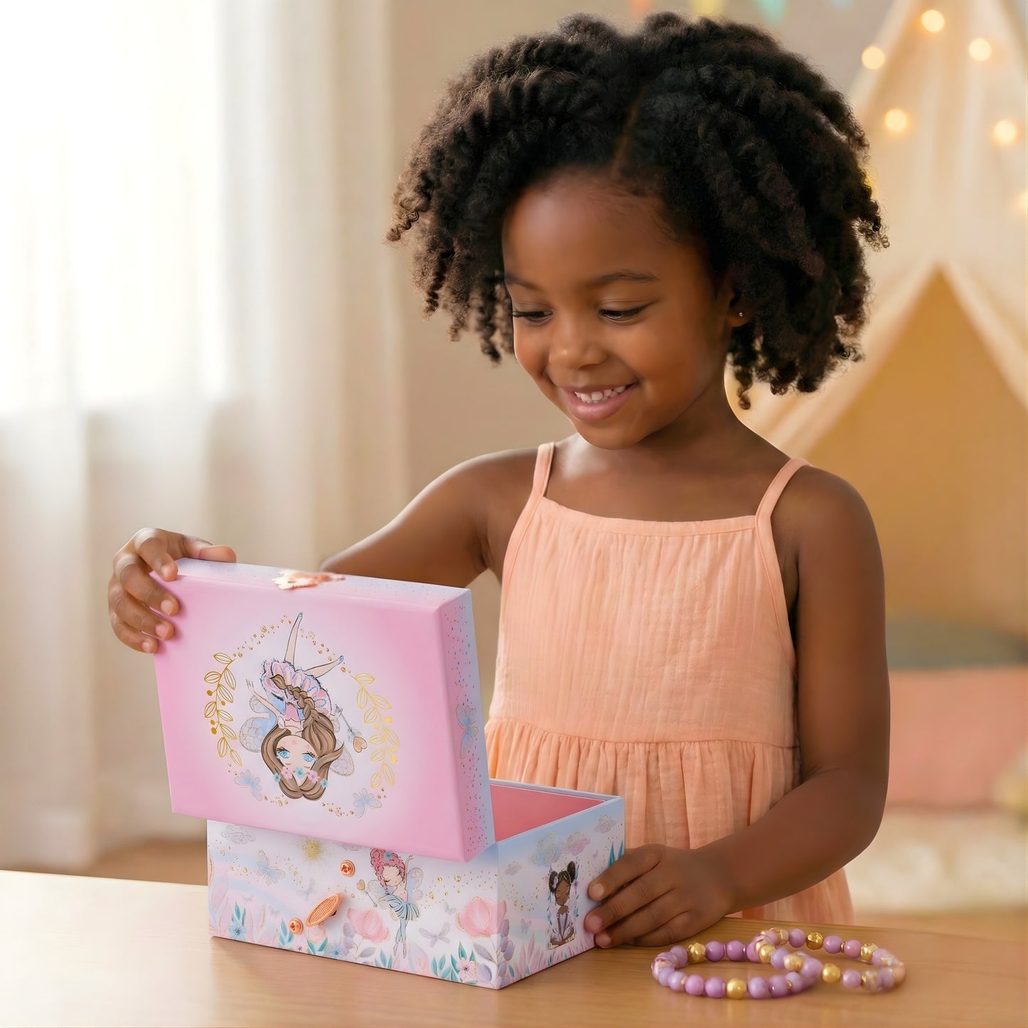 Fairy Musical Jewelry Box – Dance of the Sugar Plum Fairy with Twirling Fairy