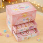 Large 2-Drawer Animal Ballerina Jewelry Box