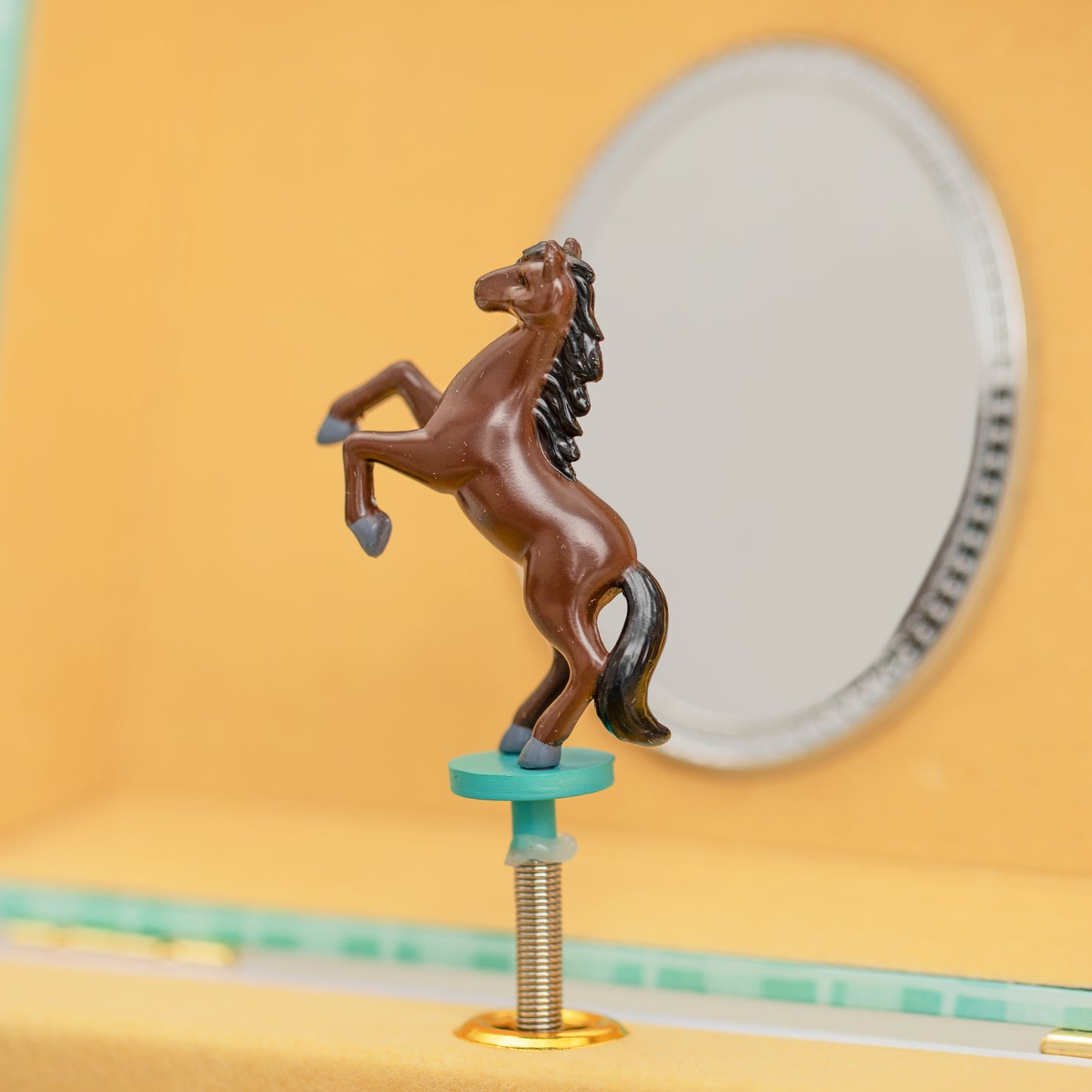 Horse Musical Jewelry Box w/ Drawer