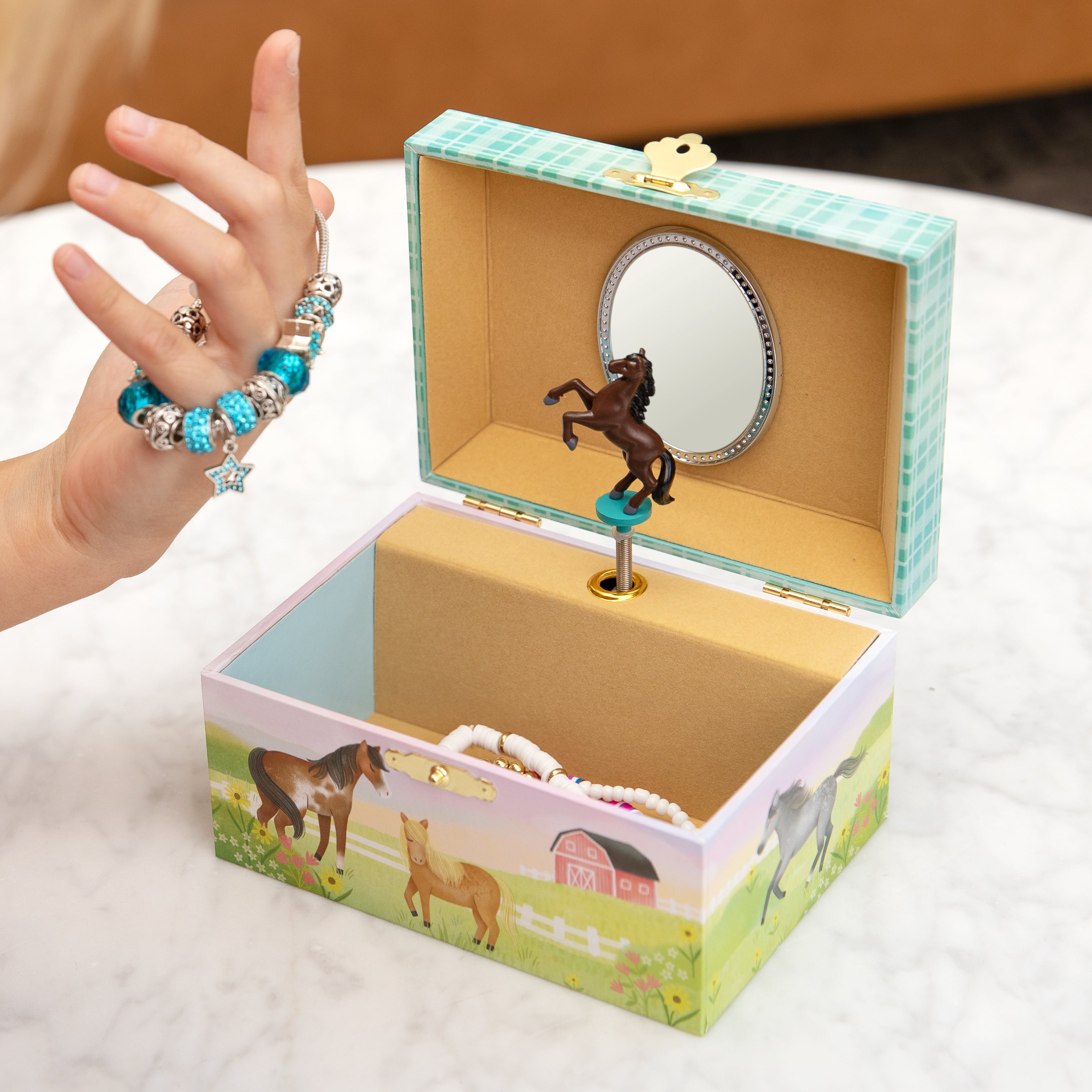 Home on the Range Musical Jewelry Box