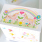 Floral Unicorn Musical Jewelry Box with Drawers