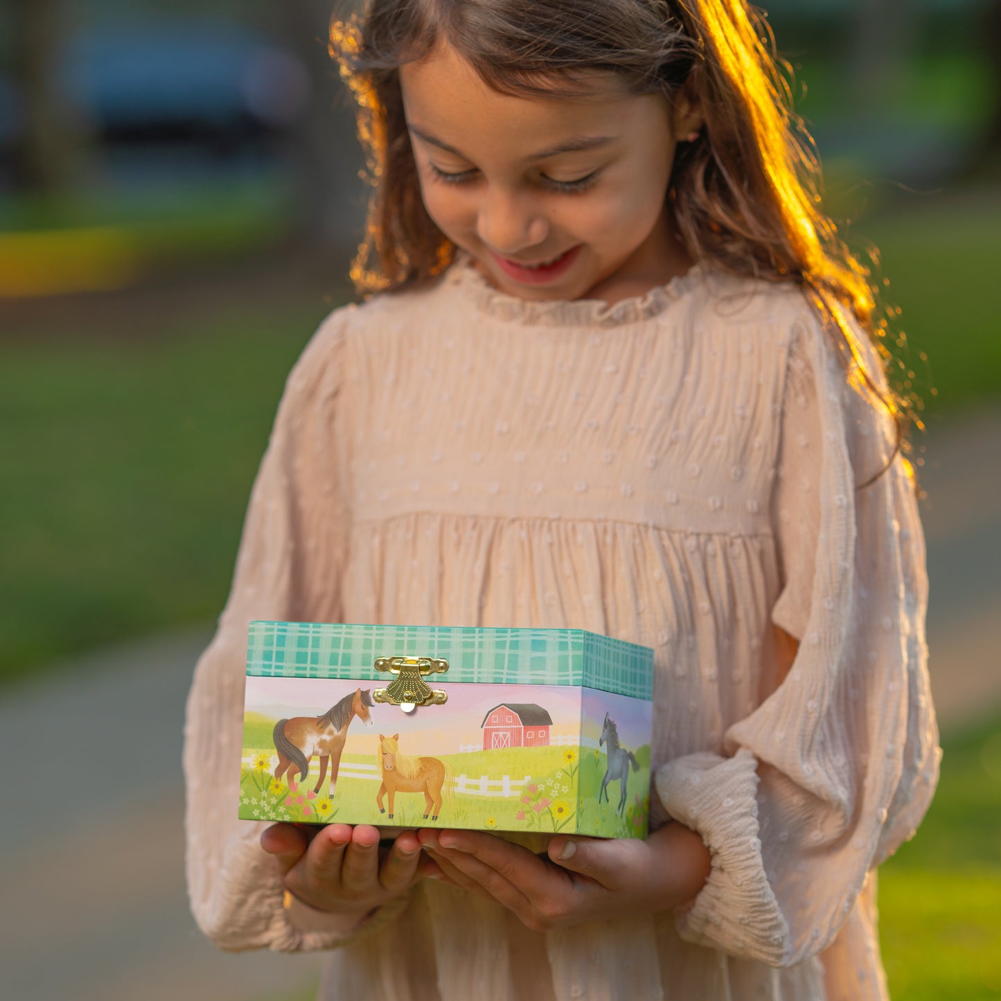 Home on the Range Musical Jewelry Box