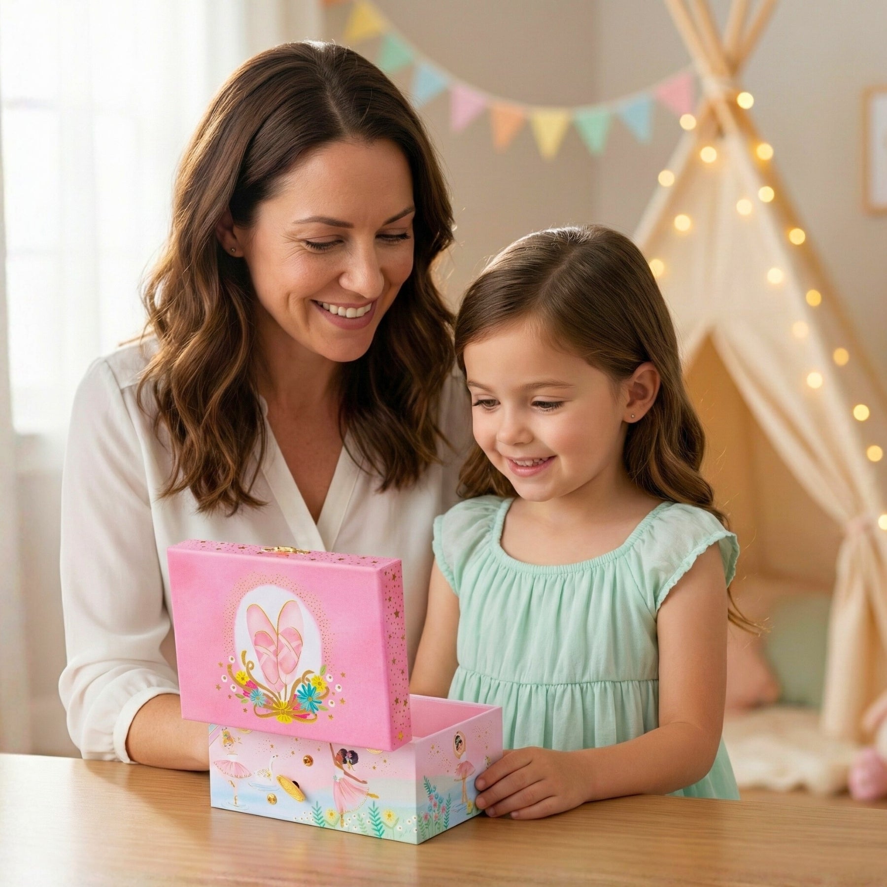 Spinning Ballerina Recital Music Box | Giggle & Honey
