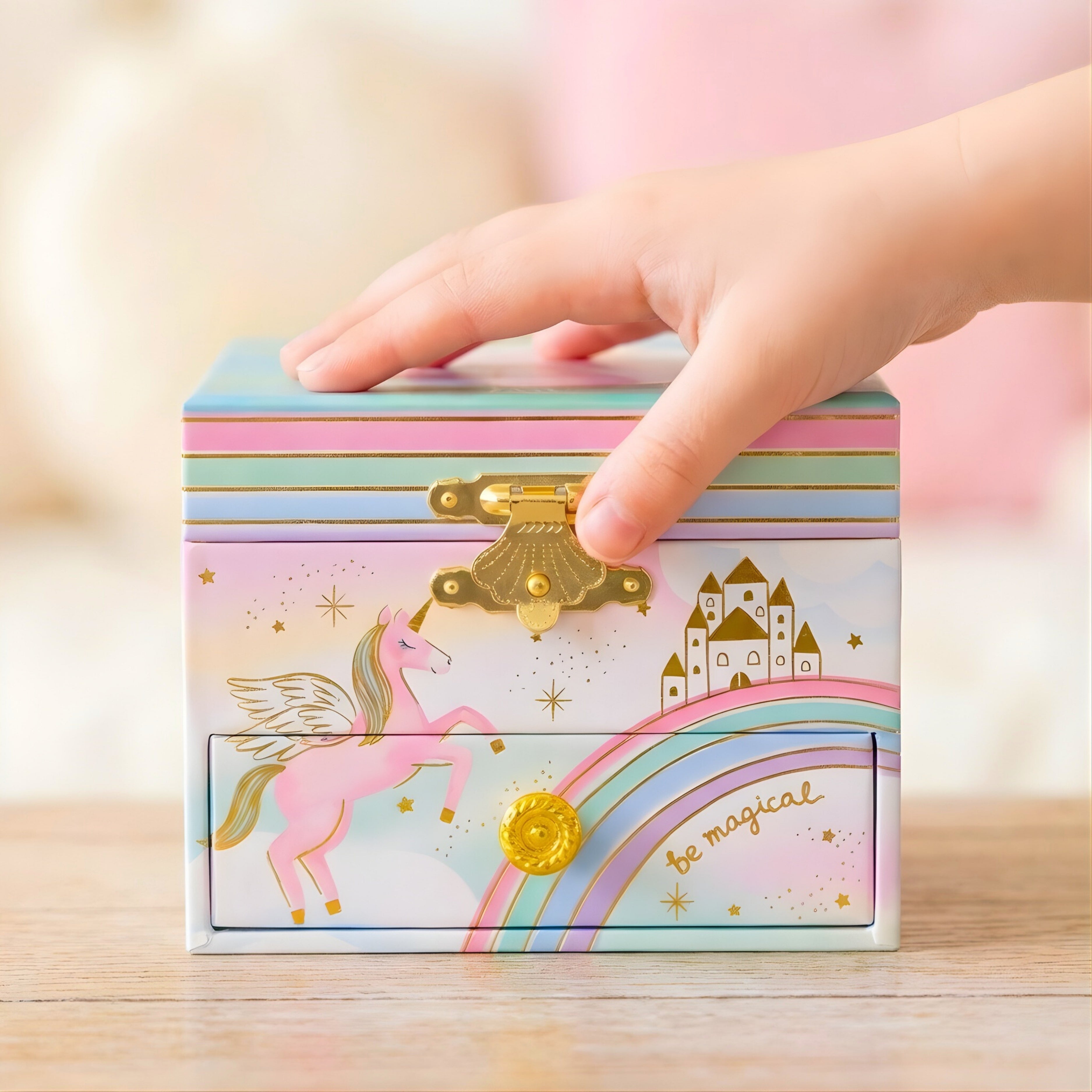 Enchanted Unicorn Music Box for Girls | Giggle & Honey
