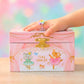 Children's jewelry box with 'Tiny Dancer' design on a colorful background