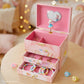 Large 2-Drawer Animal Ballerina Jewelry Box